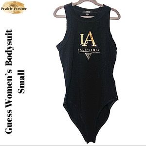 Guess Bodysuit, Womens Small, Black, NWOT, PrairieposherCA